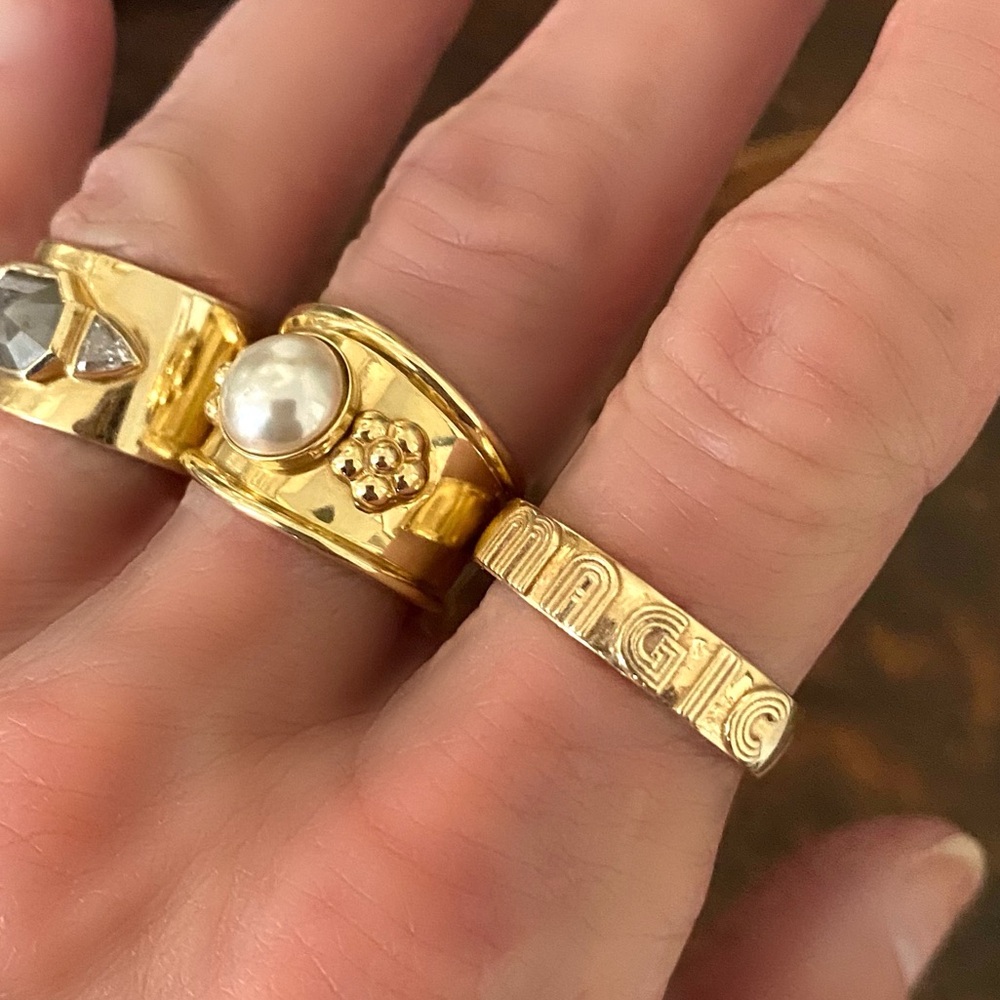 Alexa Sidaris Rare Solid 14k MAGIC Ring size 9.5 $1450 retail